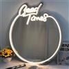 Maimeili LED Specchio Neon Luci Dressing Up Specchio Gatto/Shine Cuore/Bat/Farfalla Forma Neon Segni Moderna Casa Ragazza Camera Bagno Salon Wall