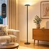 GLOWRIUM Lampada angolare a LED luminosa da 71 pollici con telecomando (batteria non inclusa), dimmerabile senza interruzioni, lampada da lettura girevole, 2700-6500K, moderna lampada da pavimento luminosa per