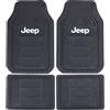 Plasticolor Set di 4 tappetini Jeep WeatherPro, in gomma resistente, 001668R01