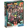 Clementoni 1500-elementowy puzzle Naruto Shippuden - Oficjalny Produkt Premium
