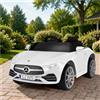 ORYXEARTH Auto elettrica per bambini, 6 V, con telecomando da 2,4 G, clacson, musica Bluetooth, USB e batteria al piombo-acido AGM, motori da 25 W, 2-5 km/h, per bambini da 3 a 6 anni, colore bianco