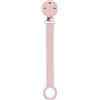 Nattou Pacifier Clip with Universal Holder Silicone, 21 cm, Pink