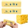 WitMbg Burro Squishy, set di 3 giocattoli antistress per adulti, per impiegati, gestione dell'ansia, giocattoli sensoriali