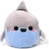 Puckator Peluche Squidglys - Adoramals Archie Lo Squalo, Morbidissimo, Cuscino Decorativo Cameretta Bambini