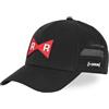 Capslab Berretto da baseball da uomo e donna, motivo: Dragon Ball, regolabile, Nero/Rosso/Bianco, Taglia unica