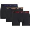 Nike Trunk 3Pk Color Blk Lig Crim/des Och/DP Nht L, Large EXZ - Blk Lig CRIM des Och DP NHT L Large