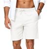 Neteson Pantaloncini Uomo Estivi Cotone Pantaloni Corti Bermuda Leggeri Pantaloncini da Spiaggia Casual Shorts con Tasche