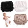 Hotainoys Bloomer per Neonati da 3 Pezzi, Bloomer in Cotone Comodi, Morbidi e sicuri per Neonate, Simpatica Ragazza a Triangolo Floreale per Bambine