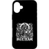 Samurai Shogun Warrior Ancient Japan Leg Custodia per iPhone 16 Plus Regola con la lama Il trono giapponese comanda samurai