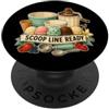 Jimbeels SCOOP LINE READY Banco Dolce PopSockets PopGrip Adesivo