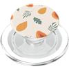 Papaya Tropical Days Vacanze estive con foglie di palma con frutta tropicale papaya PopSockets PopGrip per MagSafe