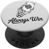 Dark Fantasy Art Vinci sempre la mano di scheletro dell'asso di PopSockets PopGrip Adesivo