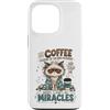 Cappuccino Coffee Drinker Designs Custodia per iPhone 13 Pro Divertente caffè amante mattina caffeina tossicodipendente caffè umorismo