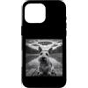 Scottish Terrier Puppy Lover PS Custodia per iPhone 16 Pro Max Divertente Scottish Terrier Selfie UFO Astronave Aliena Amante dei Cani