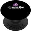 Dementia Awareness Alzheimers and Brain Incontrali dove sono la consapevolezza della demenza dei fiori viola PopSockets PopGrip Adesivo