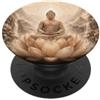 Buddha Designs by Kajiro Buddha astratto fiore di loto - buddismo spirituale buddista PopSockets PopGrip Adesivo