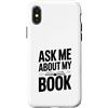 Fraxoweb Custodia per iPhone X/XS Chiedimi del mio libro