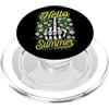 Grandio Design Introverted Intellectual Ciao Estate Divertente Antisociale Rude Floreale Medio Dito PopSockets PopGrip per MagSafe