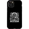 Samurai Shogun Warrior Ancient Japan Leg Custodia per iPhone 11 Pro Regola con la lama Il trono giapponese comanda samurai