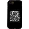 Samurai Shogun Warrior Ancient Japan Leg Custodia per iPhone SE (2020) / 7/8 Regola con la lama Il trono giapponese comanda samurai