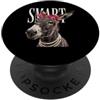 Smart Donkey Glasses Funny Animal Meme Smart Donkey Occhiali Rosa Divertente Animale Umorismo PopSockets PopGrip Adesivo