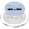 Buffalo Bison Watercolor Art Paint Buffalo American Bison Western Watercolor PopSockets PopGrip per MagSafe