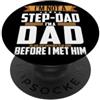 Vaterland Vibes Co Sono Papa - Design Divertente Patrigno Consapevole PopSockets PopGrip Adesivo