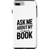 Fraxoweb Custodia per iPhone 7 Plus/8 Plus Chiedimi del mio libro