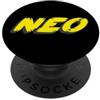 Watch TV Movies & Books on Radio Compute Neo | Film di personaggi anni '90 e 2000 PopSockets PopGrip Adesivo