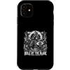 Samurai Shogun Warrior Ancient Japan Leg Custodia per iPhone 11 Regola con la lama Il trono giapponese comanda samurai