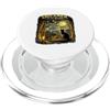 Moonlit Brushstroke Collective Dreamer Of The Stars - Decorazione notturna ispirata a Van Gogh con gatto nero PopSockets PopGrip per MagSafe