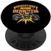 Dementia Awareness Alzheimers and Brain Avventura Prima Dementia Consapevolezza Divertente Motociclista PopSockets PopGrip Adesivo