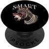 Smart Donkey Glasses Funny Animal Fashio Smart Donkey Occhiali da sole divertenti animali meme umorismo PopSockets PopGrip Adesivo