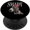 Smart Donkey Heart Glasses Funny Animal Smart Donkey Heart Occhiali da sole Funny Animal Meme PopSockets PopGrip Adesivo