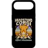 Funny Yoga Corgi Headstand Effort Maximu Custodia per iPhone Air Cavalletto da testa Corgi Effort Maximum Retro Yoga Dog