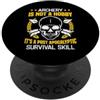 NextLevel Merch Il tiro con l'arco non è un hobby, è un'abilità di sopravvivenza post apocalittica. PopSockets PopGrip Adesivo