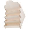 Wooden Display Rack Card Stand Porta Carte Da Tavolo Espositore Per