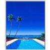 Hiroshi Nagai acrilico con cornice arte sogno ceruleo H 19,6 pollici x L 15,7...
