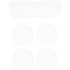 SODIAL 24 Pezzi 3 Pollici Acrilico Vuoti Cerchi Clear Disc Ornamenti V9589