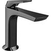 Gessi Ventaglio 72051 - Miscelatore Lavabo Basso in Ottone con Piletta Stop&Go - Nero Metal PVD