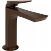 Gessi Ventaglio 72051 - Miscelatore Lavabo Basso in Ottone con Piletta Stop&Go - Bronzo Scuro