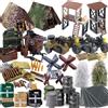 BRICKPANDA MOC WW2 tamburo dell'olio militare serbatoio del carburante stampato blocchi di costruzione armi soldati accessori scena di guerra accessori mattoni giocattoli ragazzi