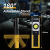 Warsun Lampada da lavoro a LED WARSUN, lampada da lavoro ricaricabile con base magnetica, torcia portatile con clip, gancio e 180 ° Supporto di rotazione