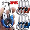 NONE Moschettone Portachiavi da Uomo in Acciaio Inox con Gancio Cintura Resistente per Esterni Arrampicata Accessori per Portachiavi portachiavi uomo moschettone portachiavi portachiavi acciaio inox