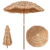 GOFLAME Ombrellone da Spiaggia Hawaii, Altezza Regolabile, Protezione UV, Ombrellone in Paglia, Ombrellone da Mercato, Ombrellone da Patio con Borsa per il Trasporto