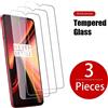 NONE 3 pezzi di vetro temperato per Oneplus 6 6T 7 7T 8T Nord N100 N10 5G 9 protezione schermo