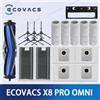 HAOYUNMA Per Ecovacs X8 PRO OMNI / X8 AUTO / DEX56 Robot Aspirapolvere Accessori Spazzola laterale principale Mop Panno Filtro HEPA Sacchetto per la polvere Parti