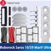 Roborock Saros 10/Roborock S9 MaxV Ultra Robot Aspirapolvere Pezzi di ricambio Spazzole laterali principali Panni per mocio Filtri HEPA Sacchetti per la polvere Accessori