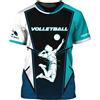 NONE T-shirt da pallavolo con nome personalizzato per uomo donna Novità in magliette sportive oversize per regalo della squadra di pallavolo per giocatori di pallavolo