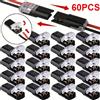 NONE Connettore Elettrico Impermeabile 1/2/3 Pin per Automobili - Striscia di Terminali Sigillata e Anti Polvere Connessione Cavo Elettrico AutoConnettore 1 Pin Auto Terminale 2 Pin Impermeabile Connettore